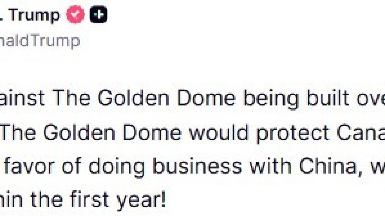 Trump’tan Kanada’ya Grönland tepkisi: "Altın Kubbe’ye karşı çıkarken, Çin ile iş yapmayı tercih ettiler"