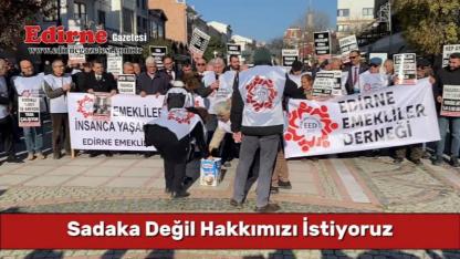 TÜM EMEKLİLER ADINA ADALET TALEP EDİYORUZ