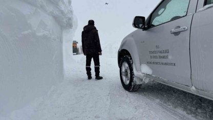 Tunceli’de 83 köy yolu ulaşıma kapalı
