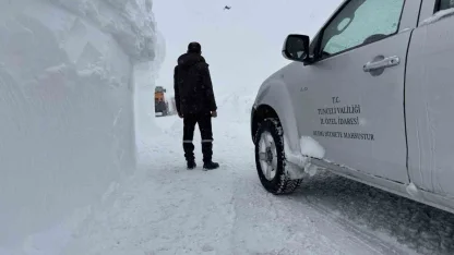Tunceli’de 83 köy yolu ulaşıma kapalı
