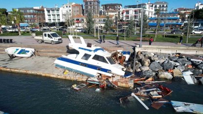 Tuzla’da fırtına sonrası hasar tespit çalışmaları sürüyor