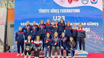 U23 Türkiye Kadınlar Güreş Şampiyonası sona erdi