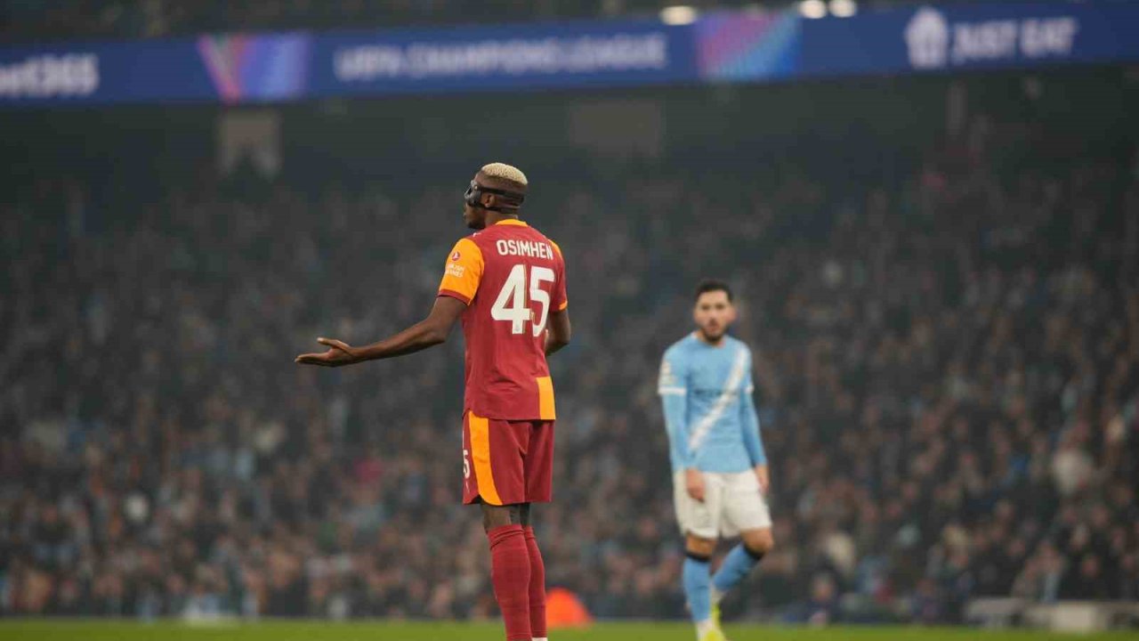 UEFA Şampiyonlar Ligi: Manchester City: 2 - Galatasaray: 0 (İlk yarı)