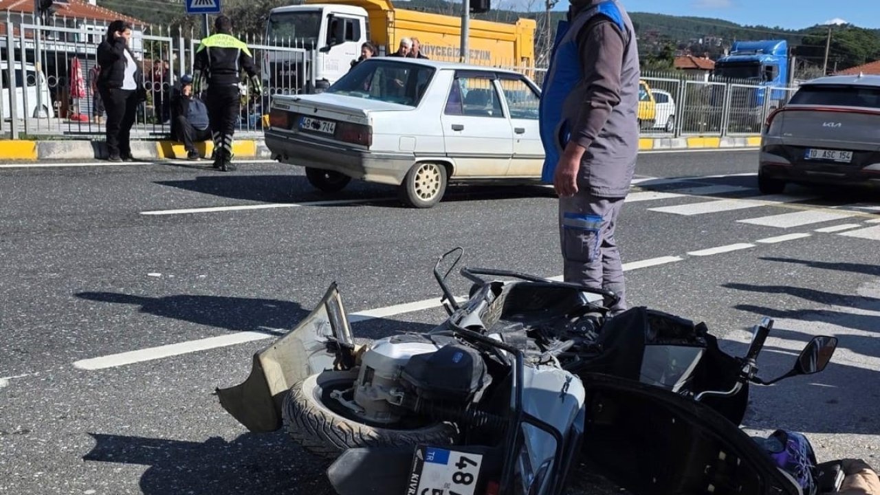 Ula’da trafik kazası: 1 yaralı