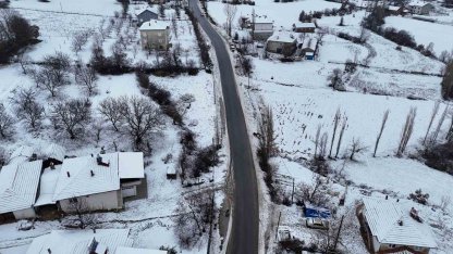 Uşak’ın yüksek kesimleri beyaza büründü