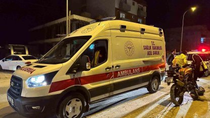 Uşak’ta motosikletin çarptığı yaya hayatını kaybetti: Kaza anı kamereda