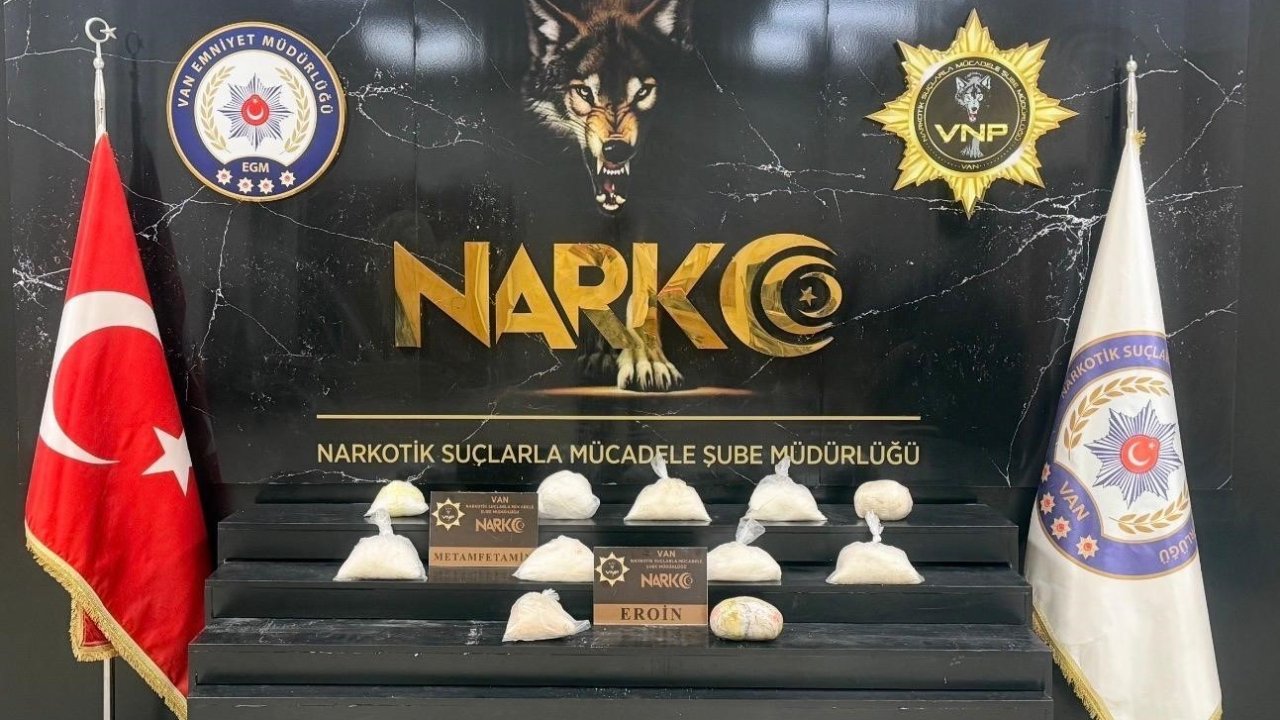 Van’da 10 kilo 720 gram uyuşturucu madde ele geçirildi