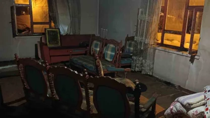 Van’da ev yangını