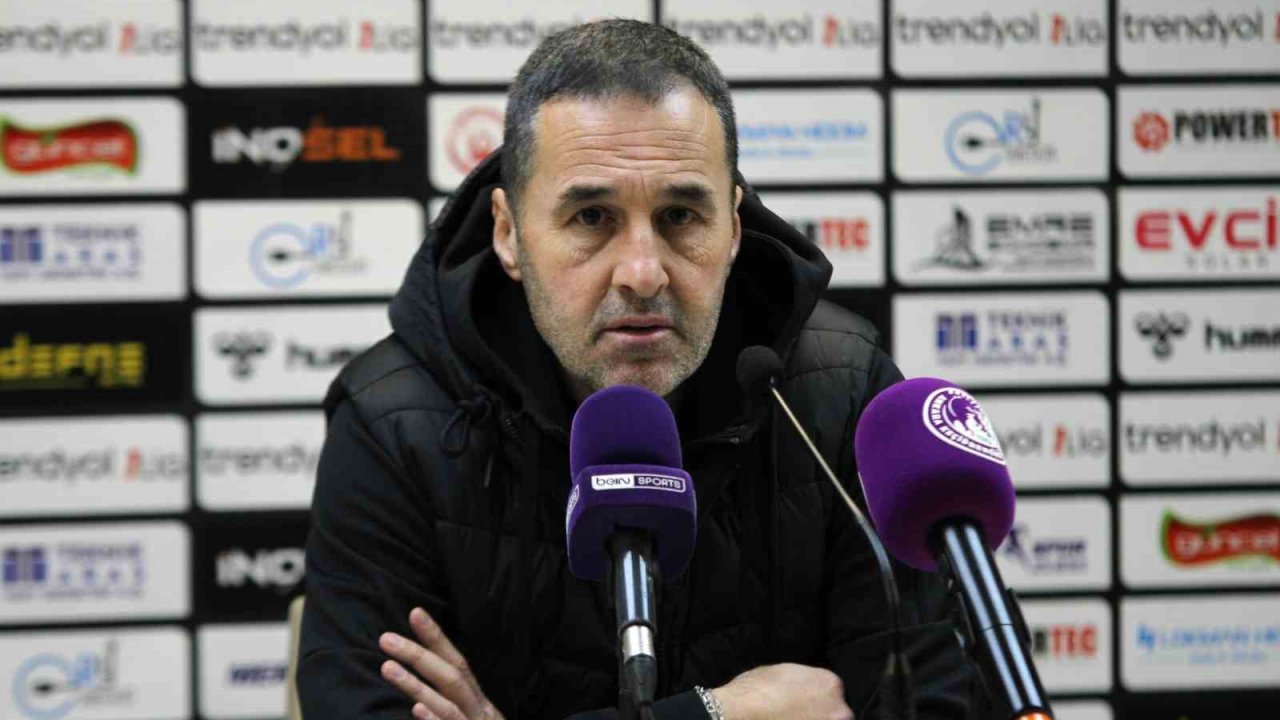 Yalçın Koşukavak: "Elimizden geldiğince yukarıların takımı olmak için mücadele ediyoruz"