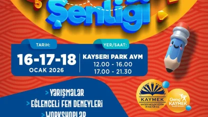 Yarıyıl tatilinde Genç KAYMEK Çocuk Şenliği yapılacak