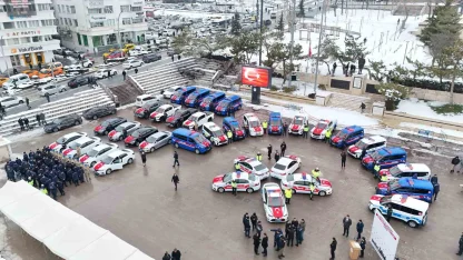 Yozgat’ta emniyet ve jandarmaya 54 yeni araç
