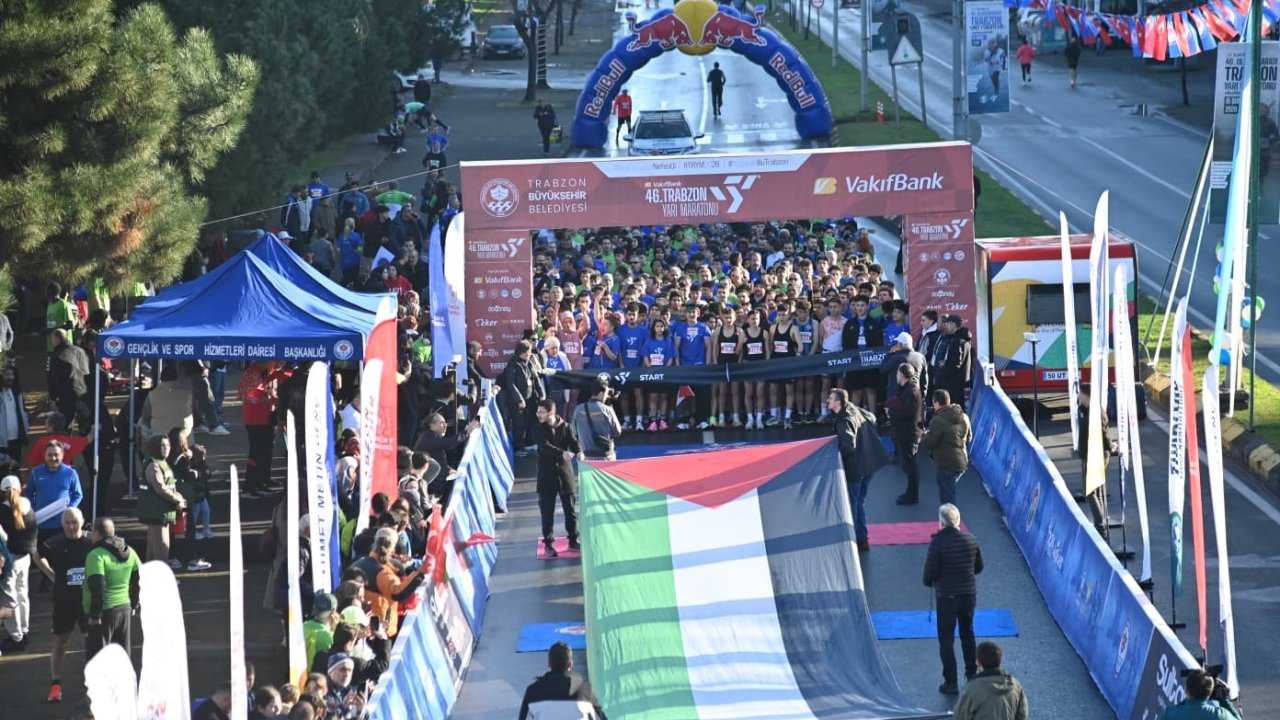 46. Uluslararası Trabzon Yarı Maratonu koşuldu