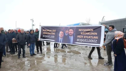 Adalet Bakanı Akın Gürlek, memleketi Nevşehir’de davul zurnayla karşılandı