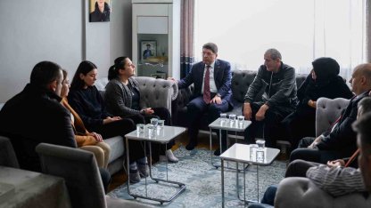 Adalet Bakanı Tunç, Atlas Çağlayan’ın ailesini ziyaret etti