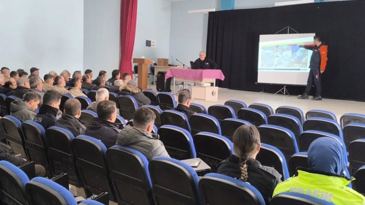 AFAD Erzincan’dan çığ farkındalık eğitimi