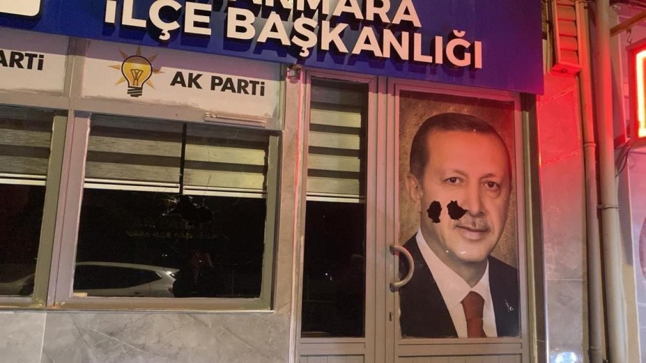 AK Parti binasına saldıran şüpheli tutuklandı