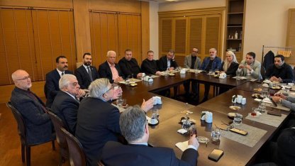 AK Parti heyeti KKTC basını ile buluştu