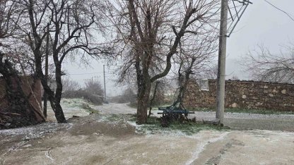 Alaşehir’de bir günde 4 mevsim yaşandı