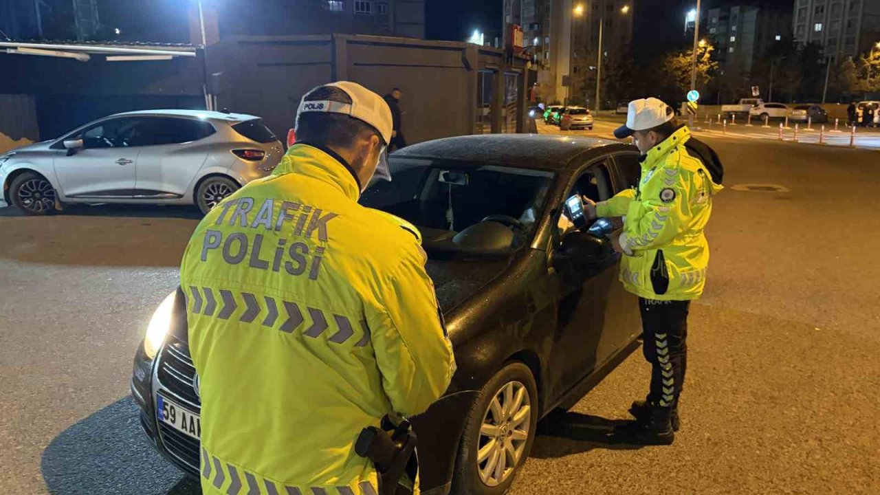 Alkollü şahsın ehliyeti iptal edildi