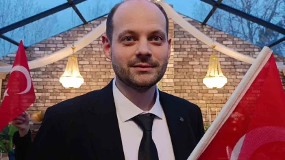 Alman damadın Türk bayrağı hassasiyeti