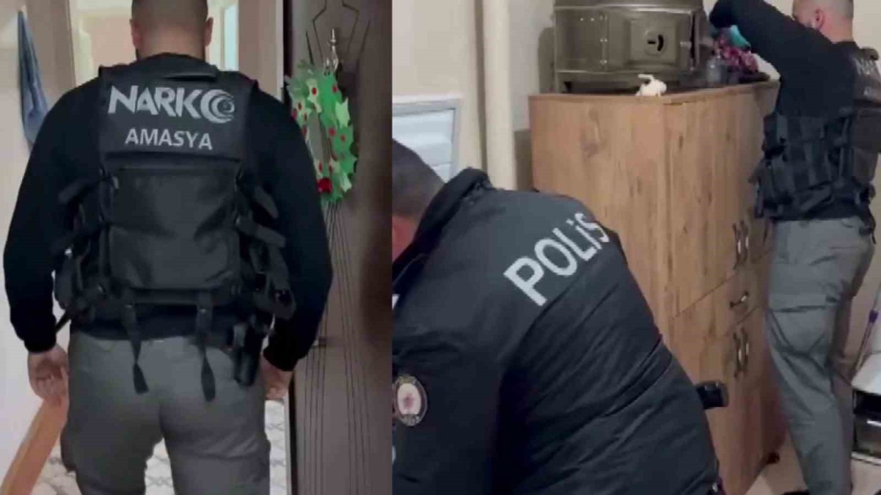 Amasya’da uyuşturucu operasyonu: 11 tutuklama