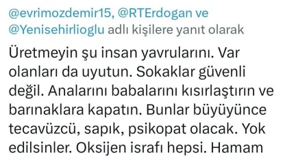 Ankara’da akademisyenin çocukları hedef alan paylaşımlarına tepki