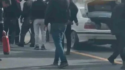 Ankara’da otomobil yangını