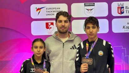 Avrupa Taekwondo müsabakasında Kuyucaklı sporculardan çifte bronz