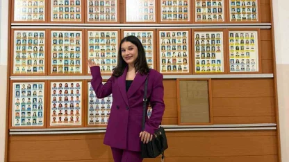 Avrupa ve dünya şampiyonu Erivan Barut, mezun olduğu okulda öğrencilerle buluştu