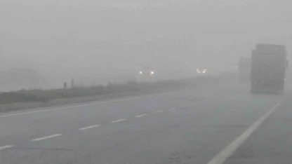 Aydın’da sis sürücülere zor anlar yaşatıyor