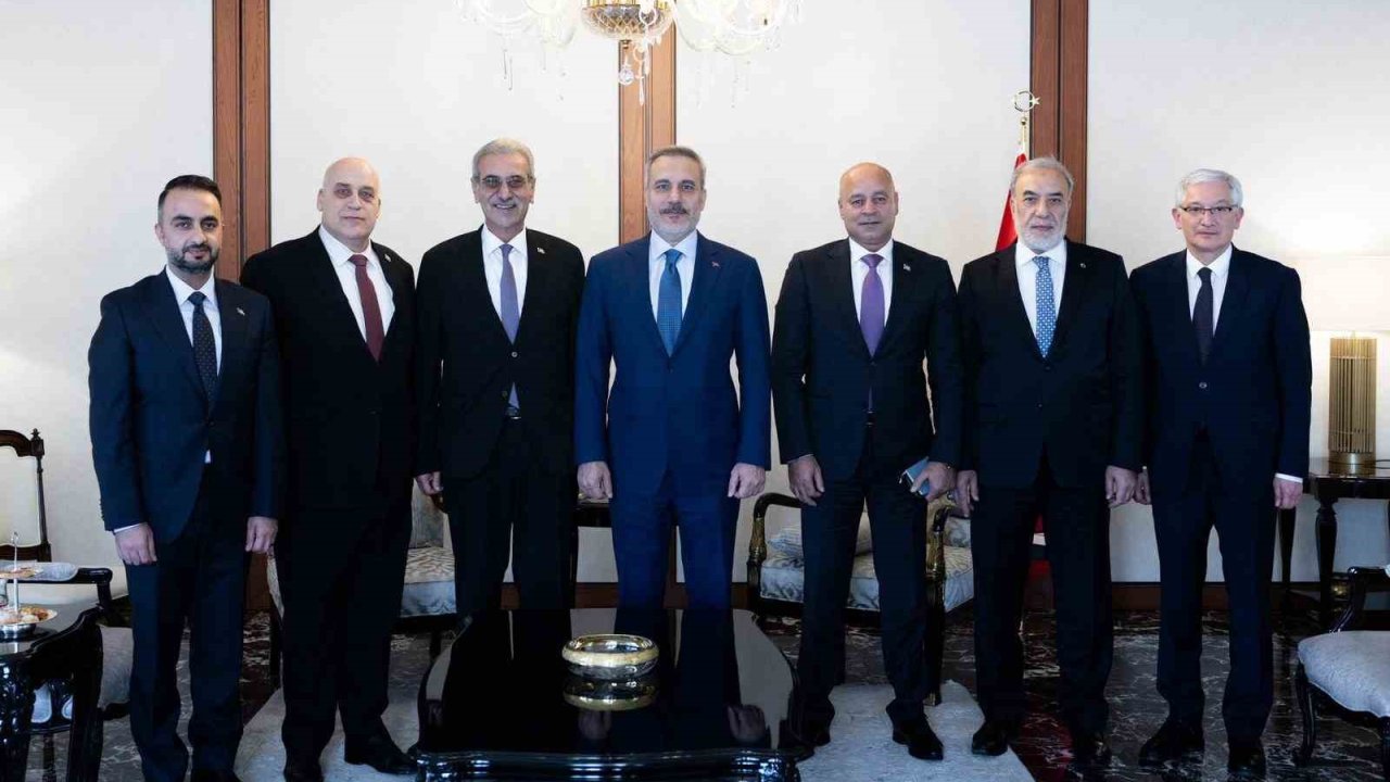 Bakan Fidan, GYUK Başkanı Ali Şaat’ı kabul etti