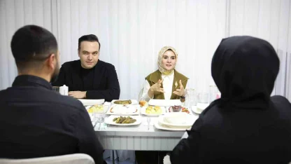 Bakan Göktaş, Aktaş ailesinin iftar sofrasına misafir oldu