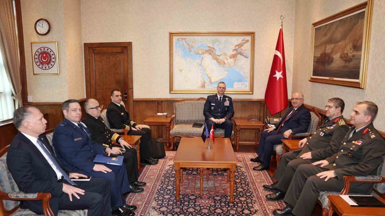 Bakan Güler, Avrupa Müttefik Kuvvetleri Yüksek Komutanı Grynkewich’i kabul etti