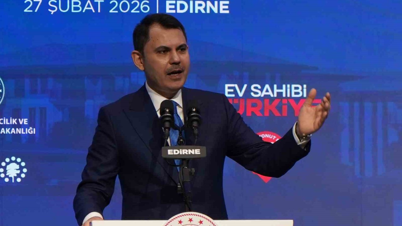 Bakan Kurum: "11 ilimizde eş zamanlı çalışarak bir Avrupa ülkesi büyüklüğündeki alanı yeniden inşa ettik"