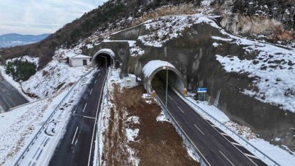 Bakan Uraloğlu: "Kırkdilim Geçişi’nde inşa ettiğimiz 3 çift tüp tünelde sona yaklaştık"