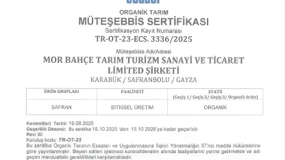 BAKKA destekleriyle safran üretiminde organik üretime geçildi