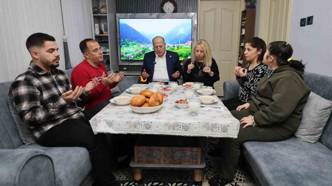 Başkan Demirçalı, iftarda Ateş ailesinin misafiri oldu