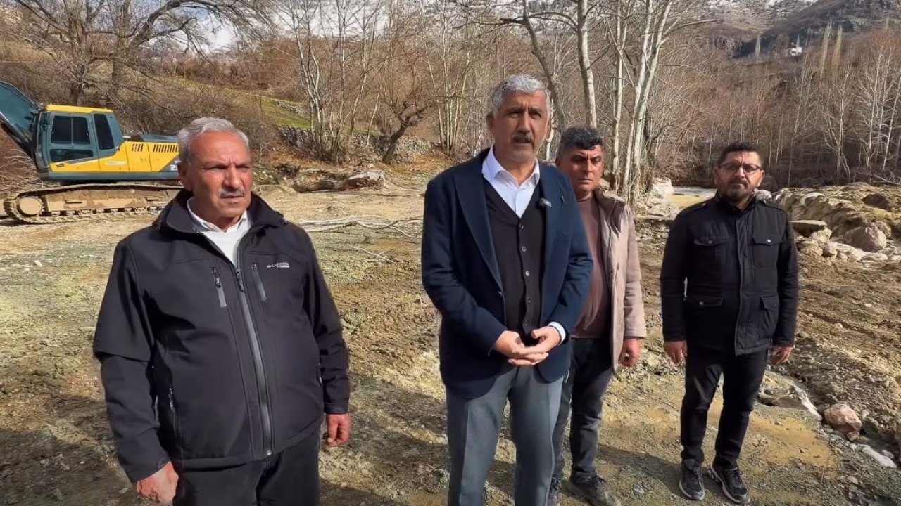 Başkan Hallaç, Haydaran su alma yapısında incelemelerde bulundu