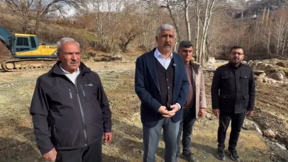 Başkan Hallaç, Haydaran su alma yapısında incelemelerde bulundu