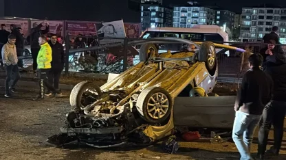 Batman’da otomobil takla attı: 1 yaralı