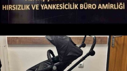 Bebek arabasını bile çalan şüphelileri polis yakaladı