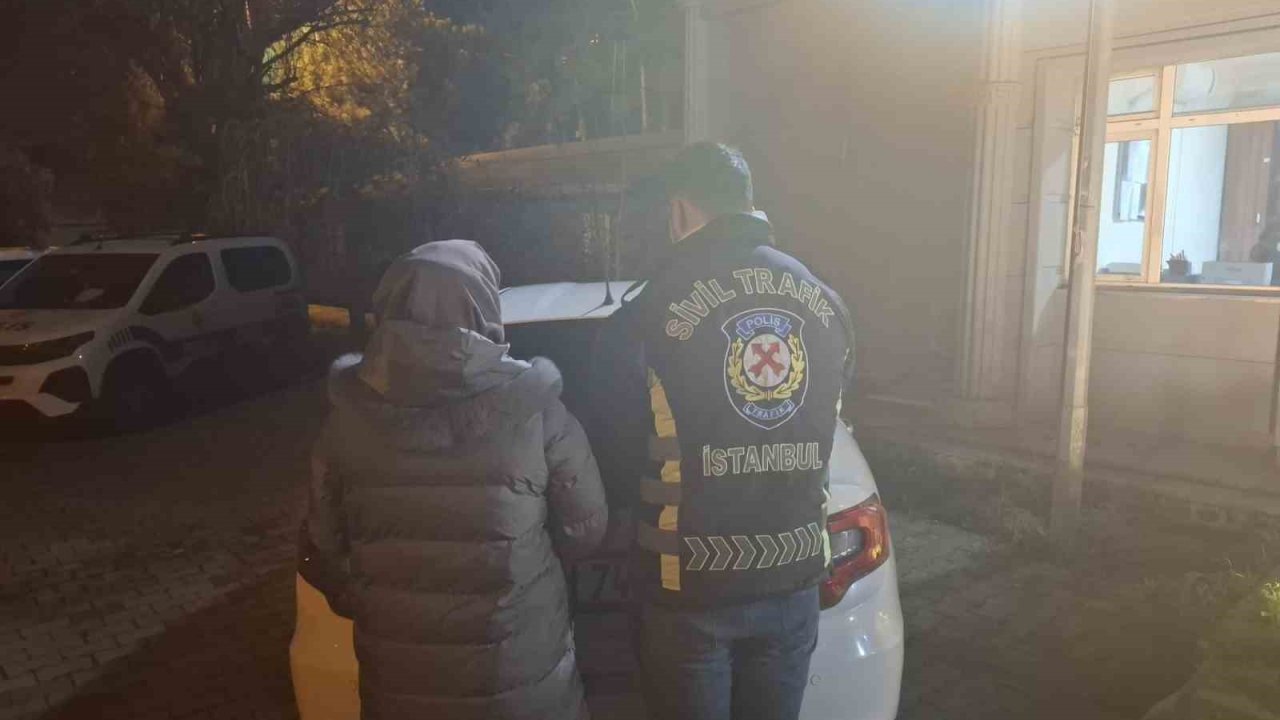 Beylikdüzü’nde ters yönde ilerleyen sürücüye para cezası