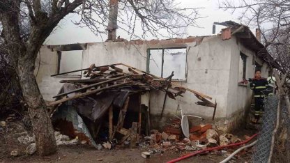 Bilecik’te yangın çıkan ev kullanılmaz hale geldi