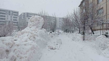 Bitlis’te kar yağışı yeniden etkili olmaya başladı