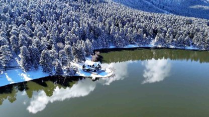 Bolu’nun incisi beyaz gelinliğini giydi