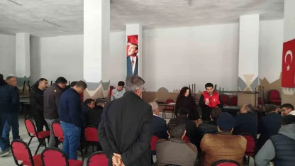 Bozköy’de bitki koruma ürünleri eğitimi düzenlendi