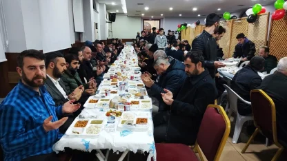 Bozüyük’te Gazze yararına iftar düzenlendi