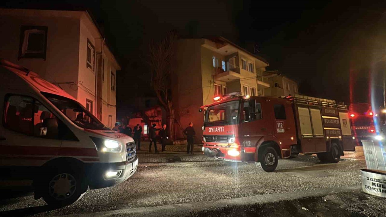 Burdur’da baca yangını korkuttu