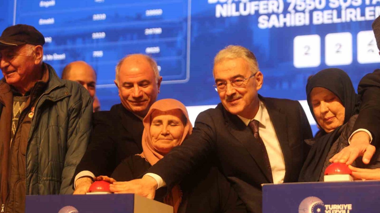 Bursa’da 17 bin 225 TOKİ konutunun hak sahipleri belirleniyor