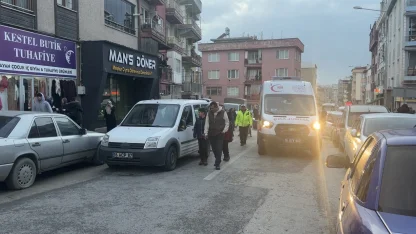 Bursa’da otomobilin çarptığı yaya yaralandı